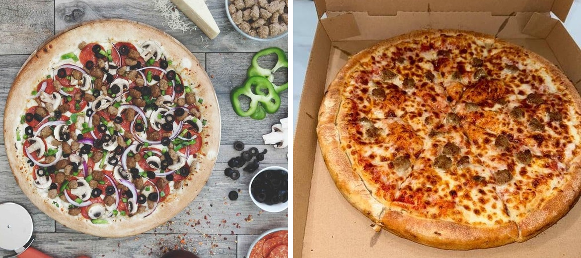 Fast 5 Pizza Menu