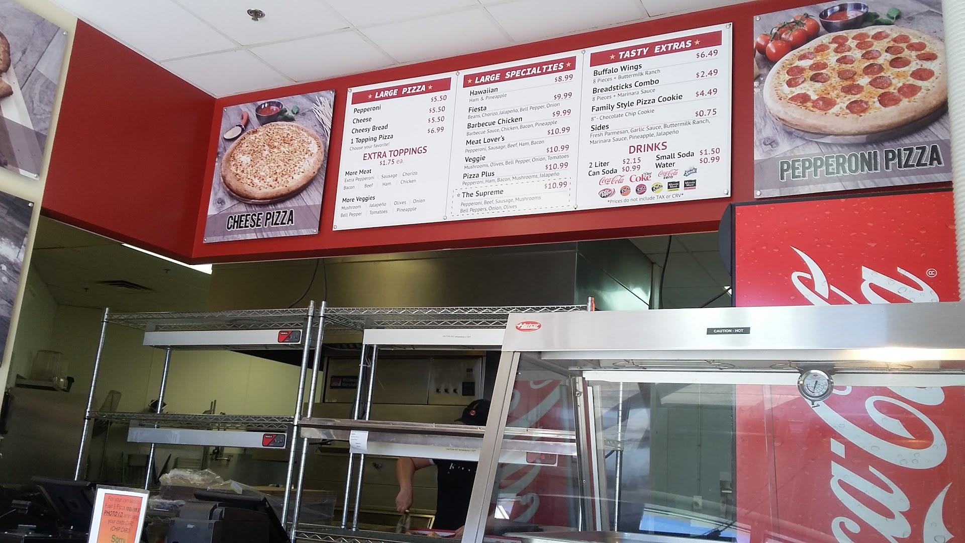 Fast 5 Pizza Menu